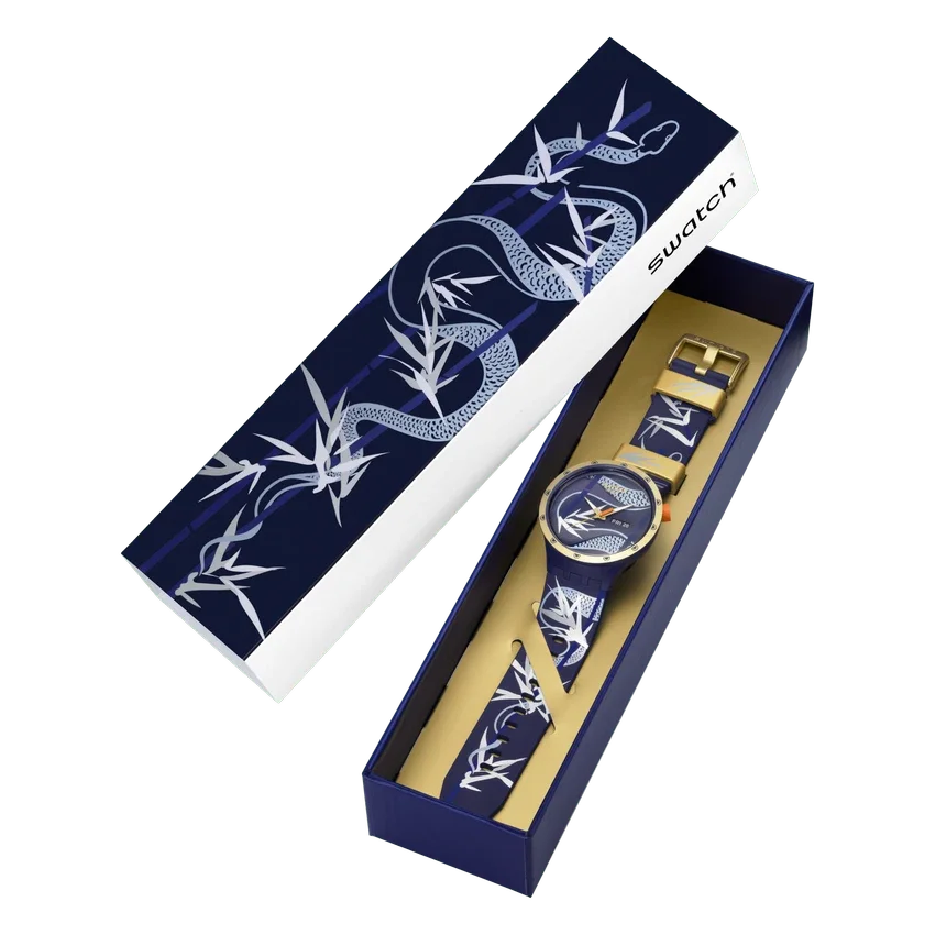 Azul e dourado Lithe Dancer