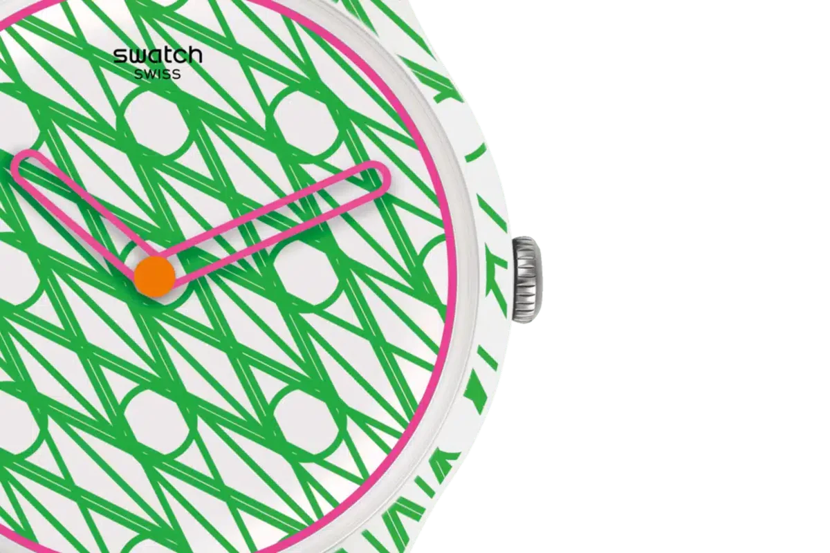 Dueto em verde e rosa