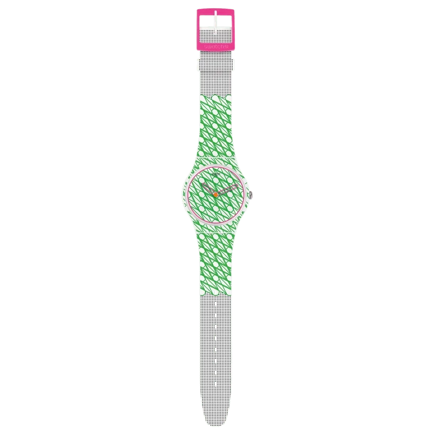 Dueto em verde e rosa