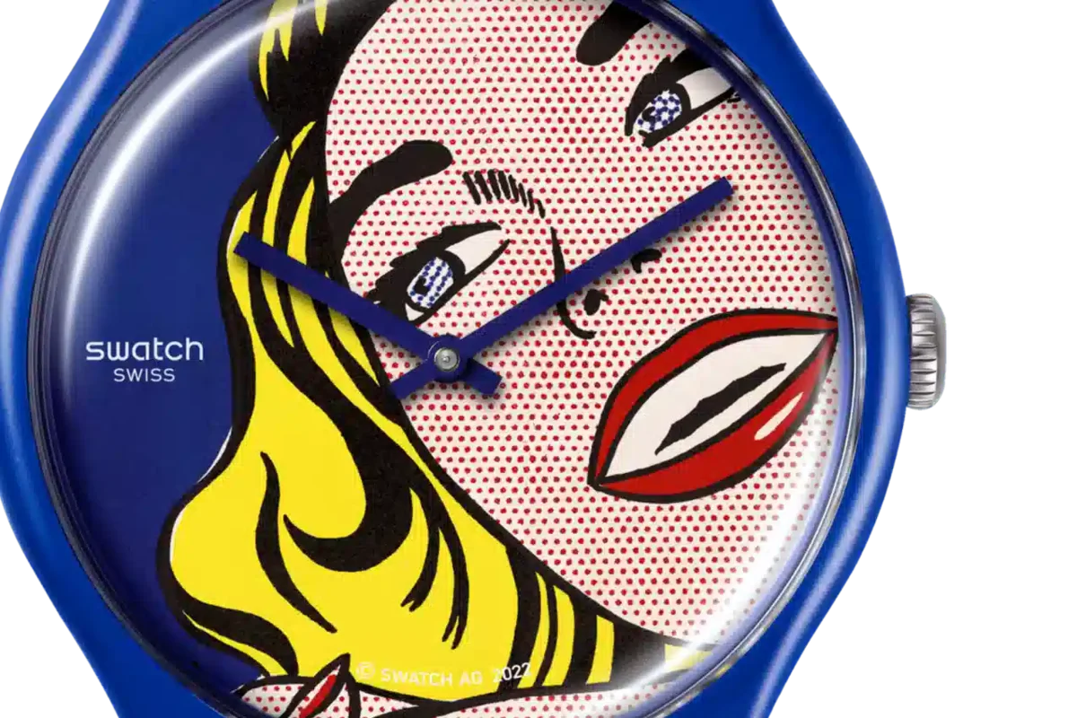 «Girl» de Roy Lichtenstein, o relógio