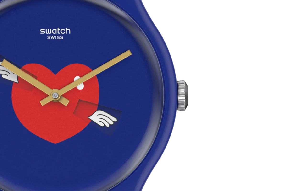 Heart in Blue da Swatch