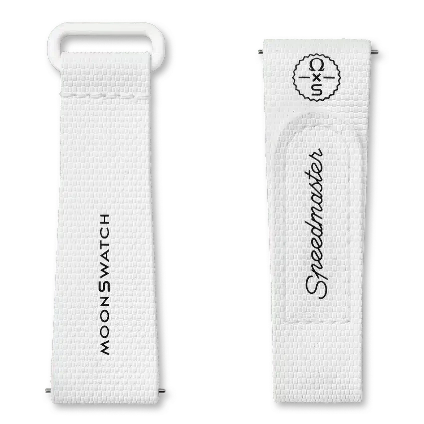 MoonSwatch Borracha Branca/Branca