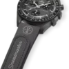 MoonSwatch Cinza Escuro/Preto em Borracha