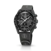 MoonSwatch Cinza Escuro/Preto em Borracha