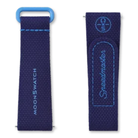 MoonSwatch de borracha azul-marinho/azul