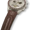 MoonSwatch em borracha castanha/bege