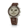 MoonSwatch em borracha castanha/bege