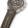 MoonSwatch em borracha castanho-escuro/areia