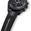 MoonSwatch Preto/Preto em Borracha