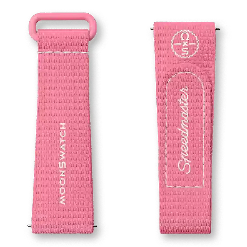 MoonSwatch Rosa/Borracha Rosa