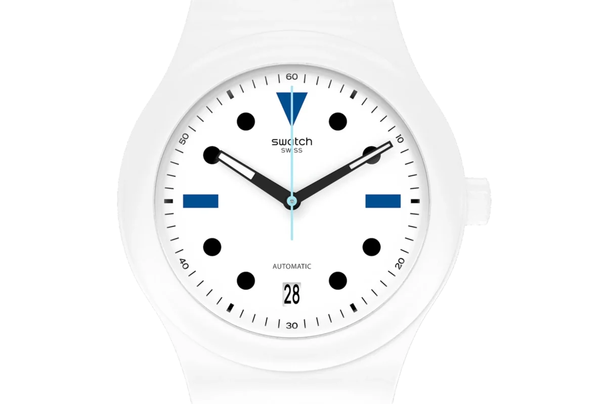 O Swatch Sistem51 Hodinkee Summer Ed.