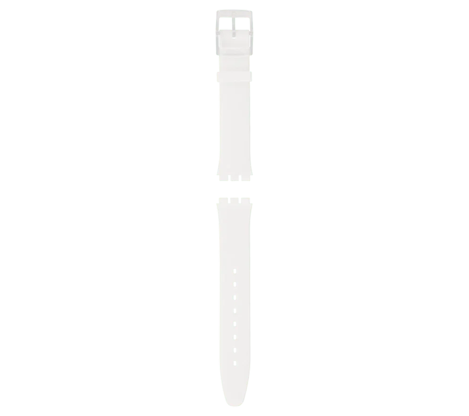 Pulseira de silicone branca «Skin»