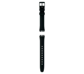 Pulseira de silicone preta para senhora