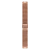 Pulseira em malha de aço inoxidável com revestimento PVD em ouro rosa da coleção Skin