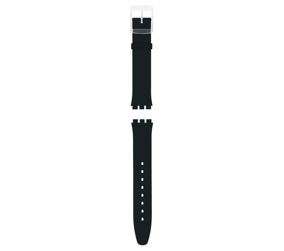 Pulseira Skin Classic em polímero preto