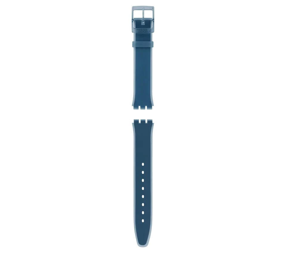 Pulseira Skin em silicone azul