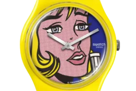 Reverie de Roy Lichtenstein, o relógio