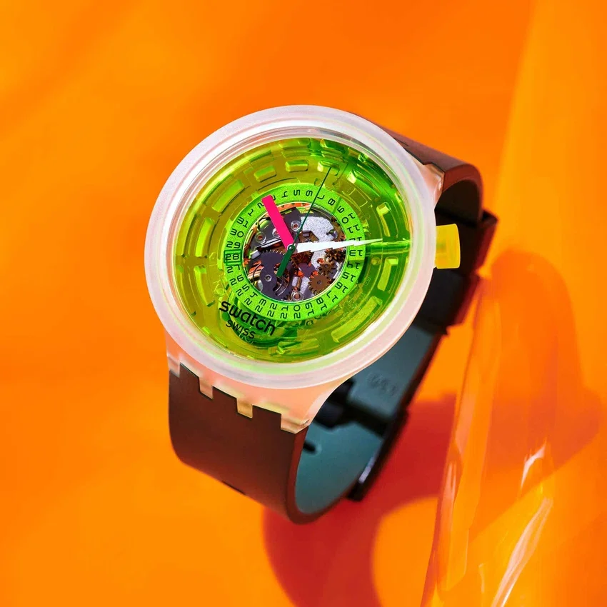 Swatch cegado pelo Neon