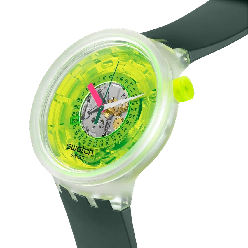 Swatch cegado pelo Neon