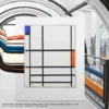 Vermelho, Azul e Branco, de Piet Mondrian